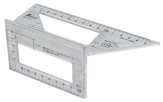 Shinwa 45° & 90° Aluminum Layout Miter Gauge 