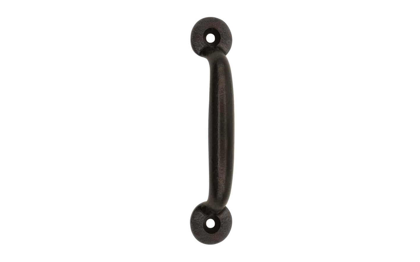 A Classic Cast Iron Handle ~ 3" On Centers with a satin black finish. Excellent for a wide variety of uses including drawers, cabinets, smaller doors, sashes, furniture, & screen doors. A classic looking handle excellent for adding charm & style to your home. Vintage finish with lacquer to resist rust. Model 88609