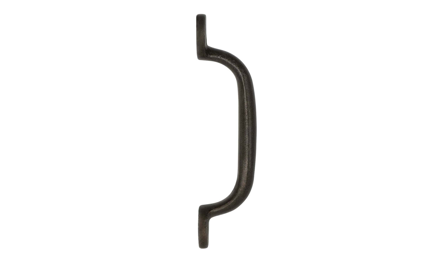 A Classic Cast Iron Handle ~ 3" On Centers with a satin black finish. Excellent for a wide variety of uses including drawers, cabinets, smaller doors, sashes, furniture, & screen doors. A classic looking handle excellent for adding charm & style to your home. Vintage finish with lacquer to resist rust. Model 88609