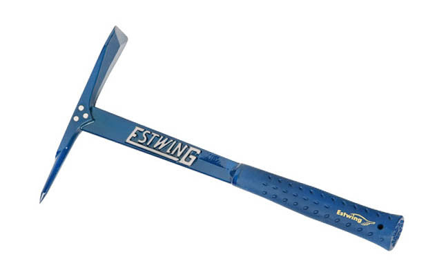 The Estwing Geo/Paleo Burpee Pick with Nylon Grip is an all one-forged tempered steel piece from the head through the handle. 17" Overall Length. Model BP500 ~ Made in USA ~ 034139784920