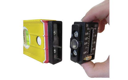 FastCap How Far Out? Universal Add-On Level Gauge - Model No. HOW FAR OUT - Fits Stabila 96 type levels & levels at least 2-3/8" tall