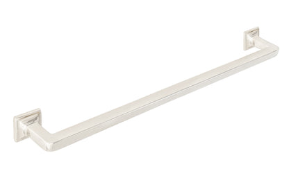 Vintage-style Hardware · Traditional & classic Arts & Crafts Large Solid Brass Handle ~ 12" On Centers ~ Made of high quality solid brass ~ 12" spacing of screw holes ~ May be mounted horizontally or vertically. Arts and Crafts style handle. Polished Nickel Finish