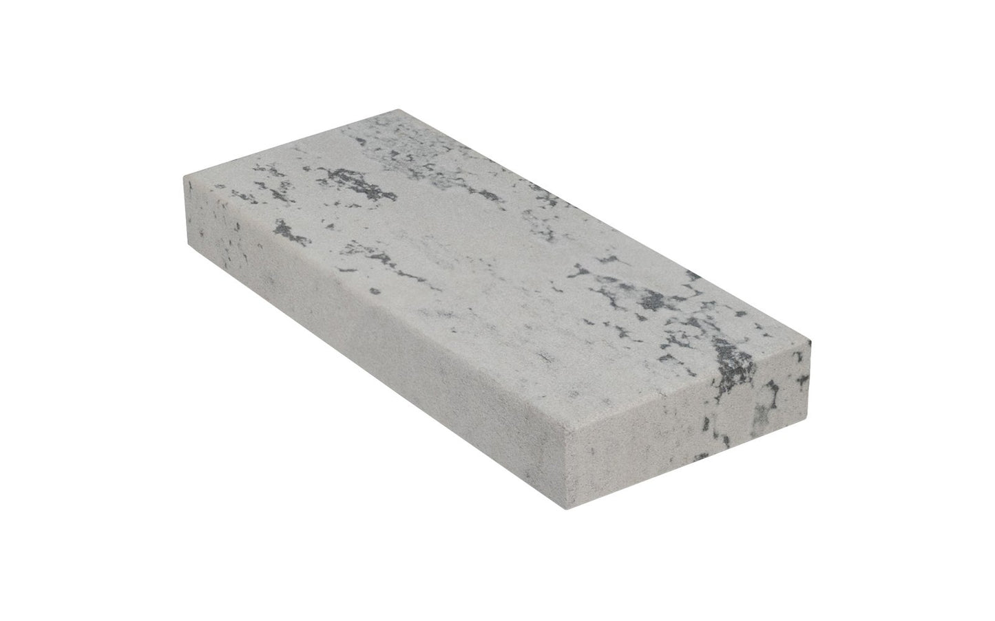 Soft Arkansas Slip Stone with Leather Pouch ~ 4-1/4" x 1-5/8" - Made in USA ~ Extra Fine Stone ~ least dense & coarsest grained of the natural Arkansas stones & good for starting an edge on your tools & knives; commonly used after synthetic or oil stone - Model No. MAP-42-L