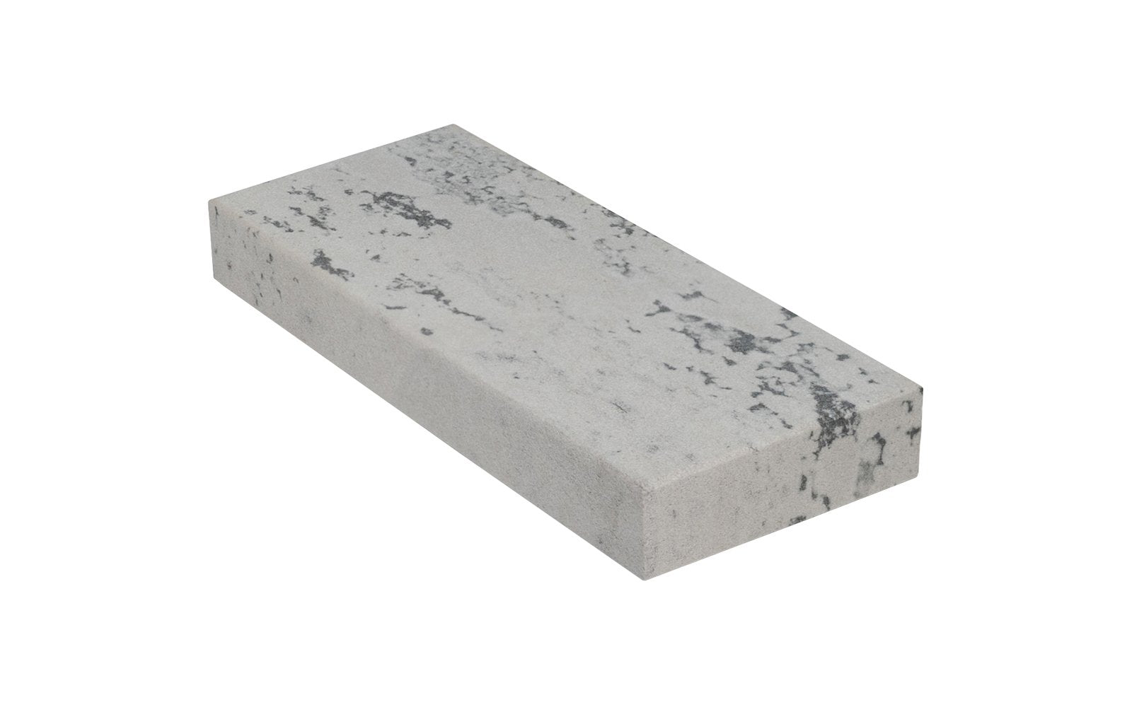 Soft Arkansas Slip Stone with Leather Pouch ~ 4-1/4" x 1-5/8" - Made in USA ~ Extra Fine Stone ~ least dense & coarsest grained of the natural Arkansas stones & good for starting an edge on your tools & knives; commonly used after synthetic or oil stone - Model No. MAP-42-L