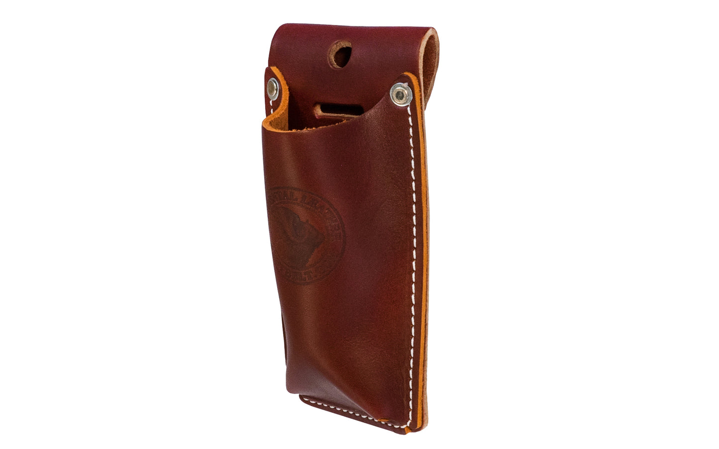 Occidental Leather Offset Snip Holder Holster ~ 5527 - Model 5527 - Fits up to a 3" work belt - Snip Holder - 3" projection - Riveted - Holster - Hand Made - 759244317909 - Leather - Occidental Holder - Occidental Leather Metal Snip Holder - Tool Holder - Snip Holster - Wiss Snip Holster - Tin Snip Holder - Offset Snip