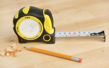 FastCap Auto-Lock Tape Measure ~ 16'  Metric / Standard - Model No. PMS-16 AUTO